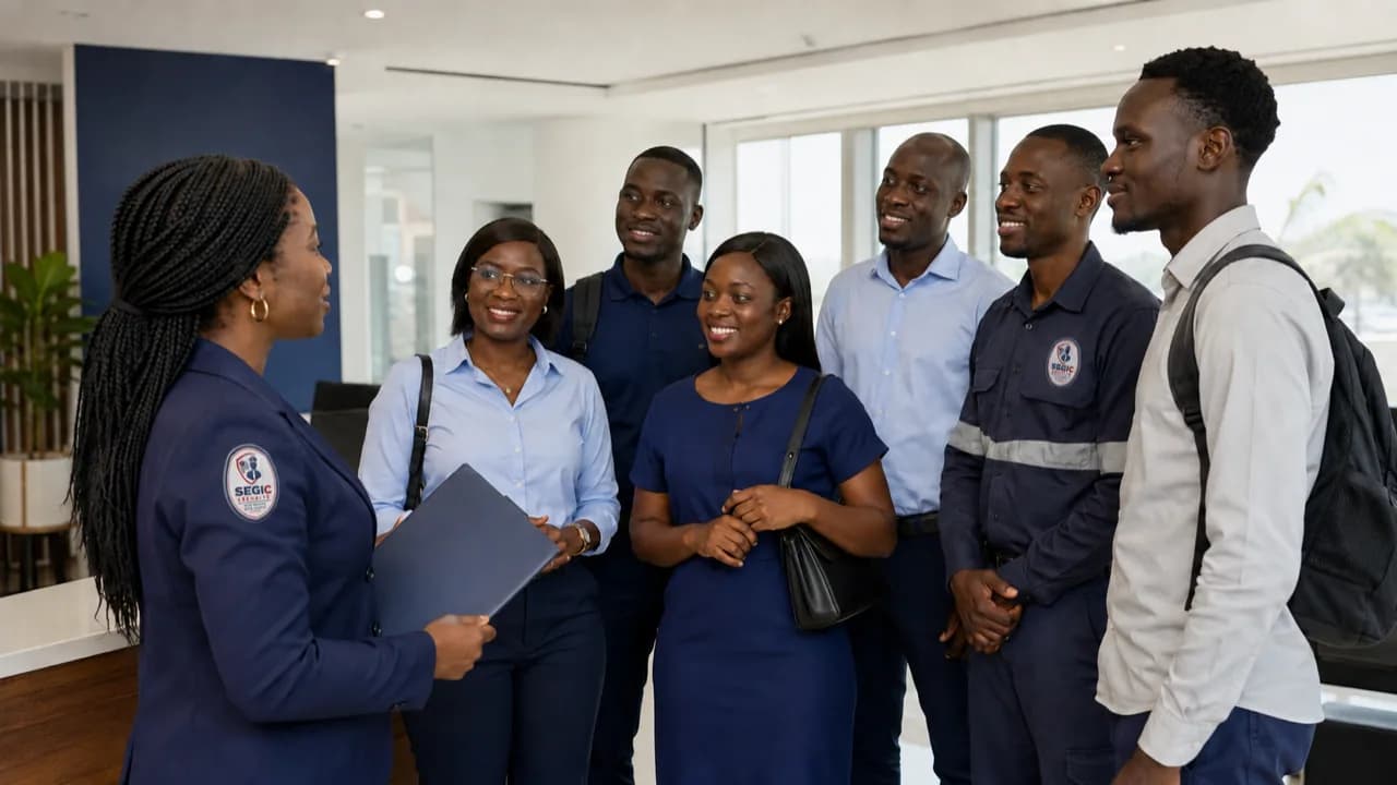 Responsable SEGIC accueillant le personnel mis à disposition chez un client